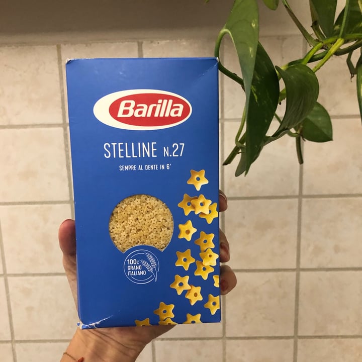 photo of Barilla Stelline n.27 shared by @giuliettaveg on  18 Apr 2021 - review