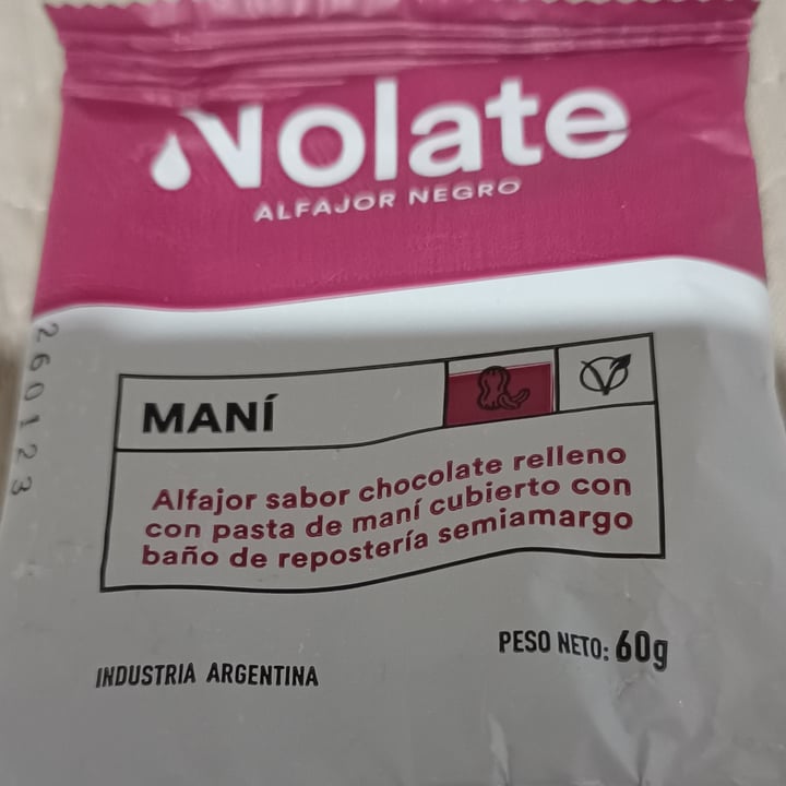 photo of Nolate Alfajor Negro De Mani shared by @veganveganita on  15 Nov 2022 - review