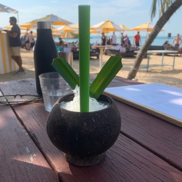Foto do prato “Coconut And Pandan Smoothie”