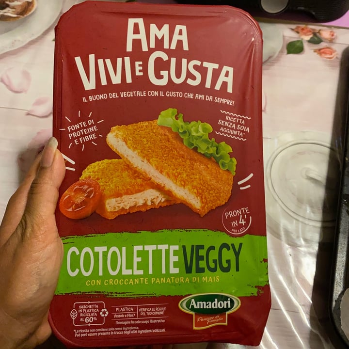 photo of Amadori Cotolette Veggie shared by @stefveg97 on  21 Sep 2022 - review