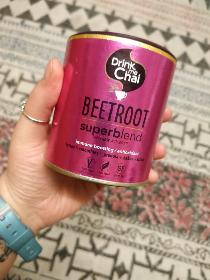 photo of Drink Me Chai Beetroot Super Blend shared by @nichobutt on  12 Feb 2020 - review