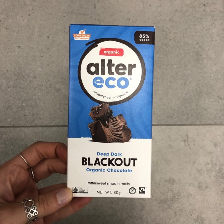 photo of Alter Eco Deep Dark Blackout shared by @taliah on  19 Oct 2020 - review