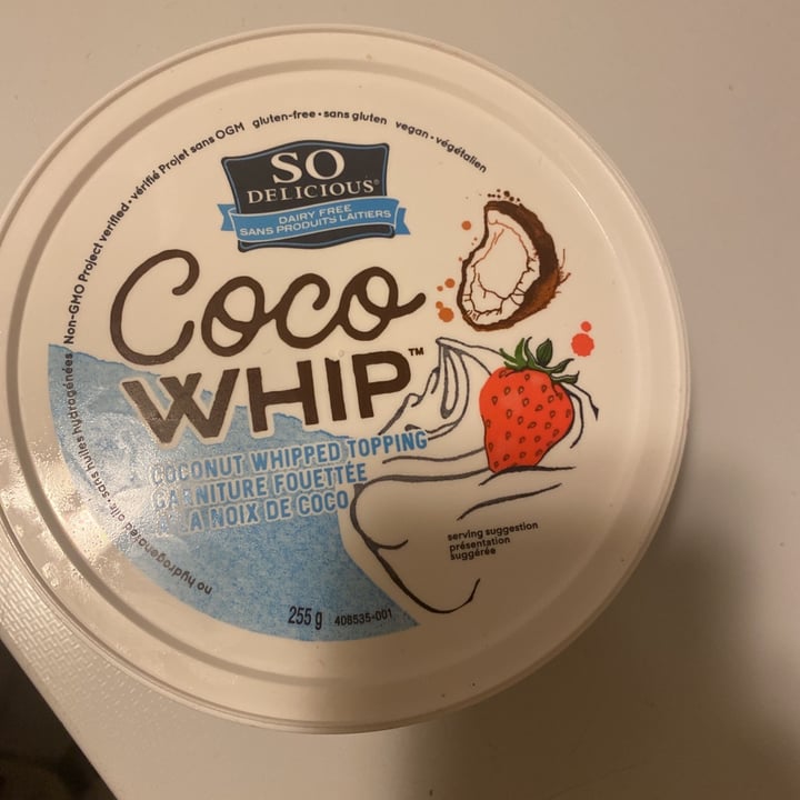 photo of So Delicious Dairy Free Coco Whip shared by @b3craw on  13 Jun 2021 - review
