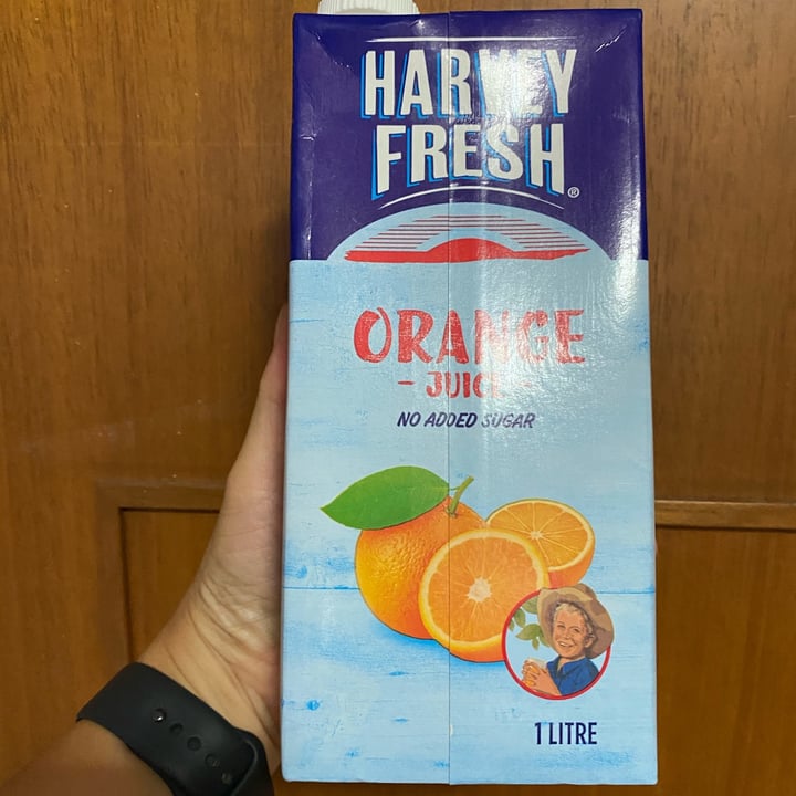 photo of Harvey fresh Orange juice carton shared by @piggy-egg on  15 Mar 2022 - review