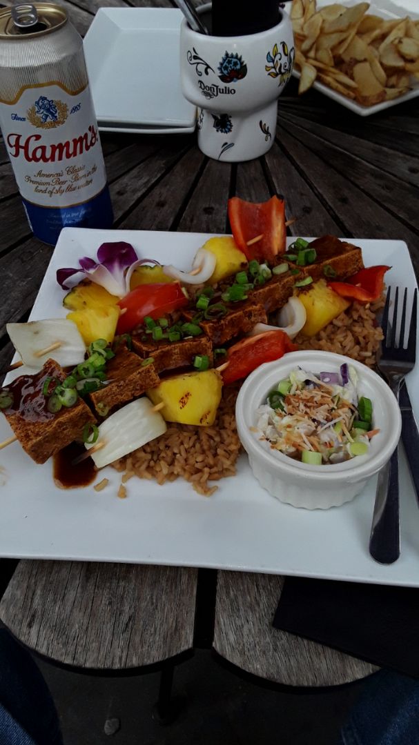photo of The Tilted Tiki Tropical Tofu Tiki Kebobs shared by @annesemenak on  16 Jun 2019 - review