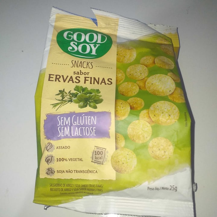 photo of Good Soy Snacks Sabor Ervas Finas shared by @jconstantino on  10 May 2022 - review