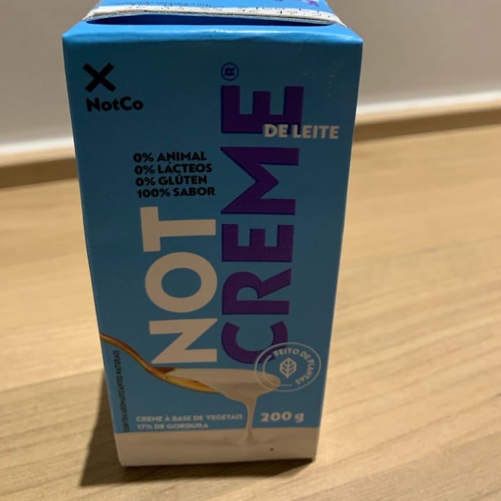 photo of NotCo Not Creme shared by @cr-vegan on  02 Oct 2022 - review