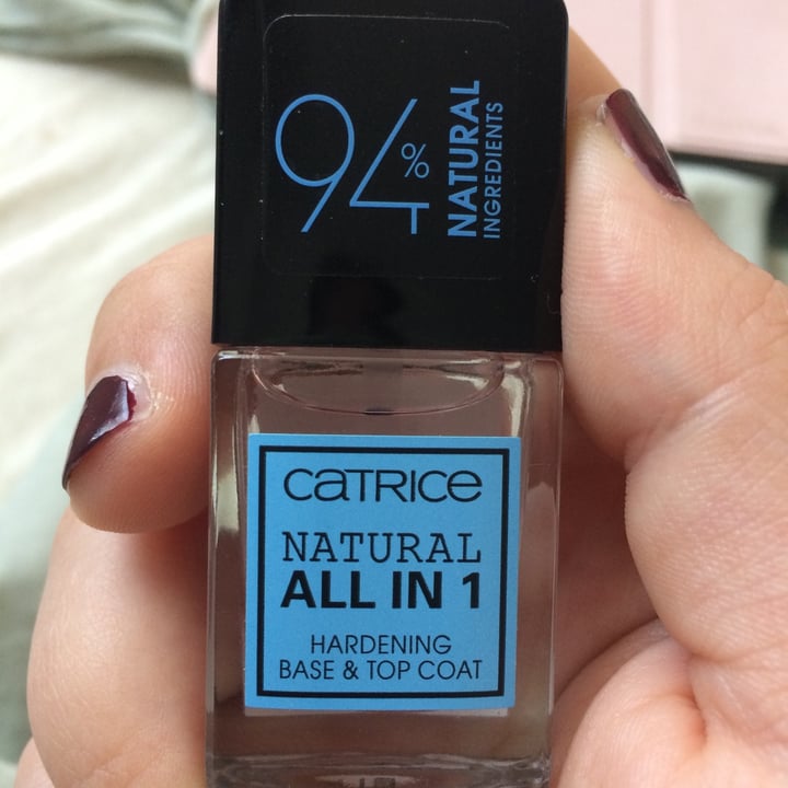 review photo of Catrice Cosmetics Natural All in 1 Base & Top Coat shared by @oatmilk24 on 14 Jun 2021 - review