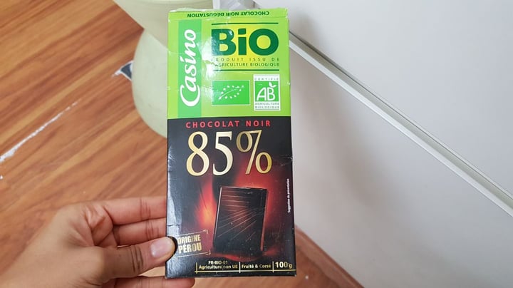 photo of Casino 85% Chocolat Noir shared by @dahuq95 on  02 Jan 2020 - review