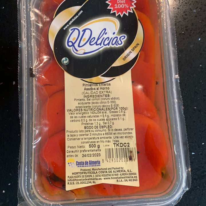review photo of QDelicias Peperoni arrostiti al forno shared by @mariagonzalez1 on 31 Mar 2022 - review