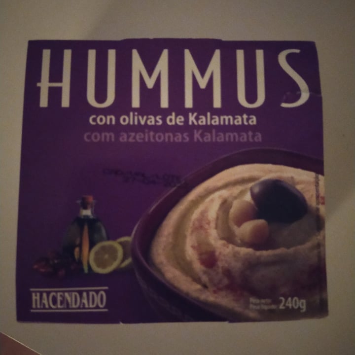 photo of Hacendado Hummus con Olivas de Kalamata shared by @mireieta on  10 Apr 2022 - review