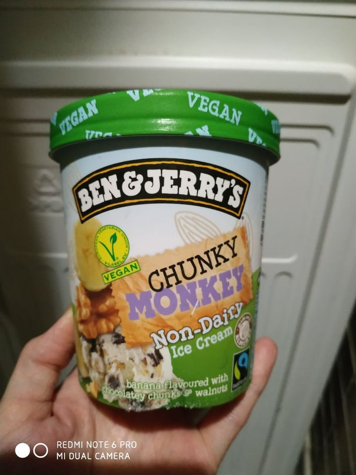 photo of Ben & Jerry's Chunky Monkey Non-Dairy Ice Cream shared by @vaneprincon80 on  25 Jan 2020 - review