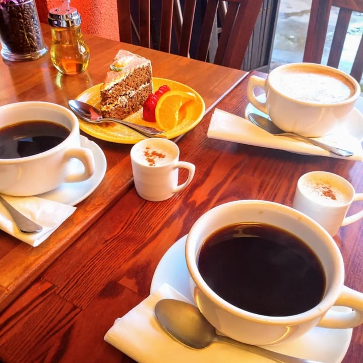 review photo of The Grain Cafe Vegan Latte shared by @micveg on 28 Dec 2021 - review