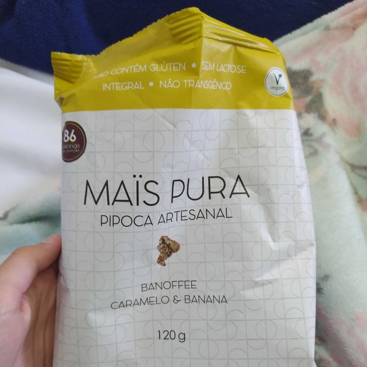 review photo of mais pura pipoca artesanal pipoca banoffee caramelo e banana shared by @beterrabinha on 21 Oct 2022 - review