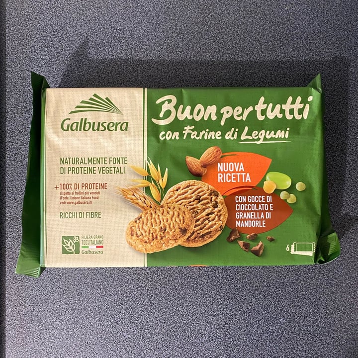 review photo of Galbusera Buoni per tutti con farine di legumi con gocce di cioccolato e mandorle shared by @alecannos on 01 Apr 2022 - review