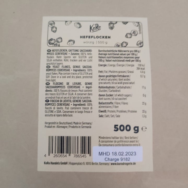 review photo of Koro Lievito alimentare In Scaglie shared by @jessicajpax on 21 Apr 2022 - review
