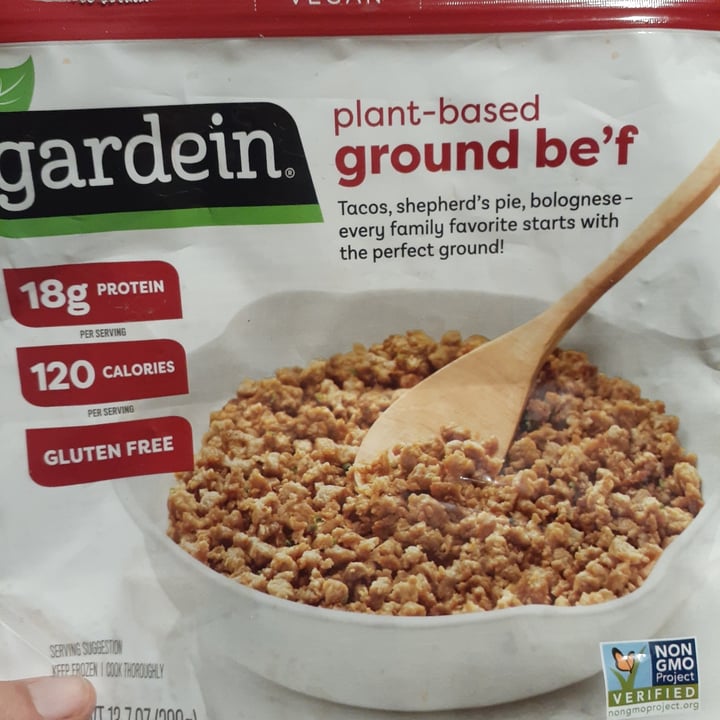 photo of Gardein The Ultimate Beefless Ground shared by @startingattheroots on  18 May 2021 - review