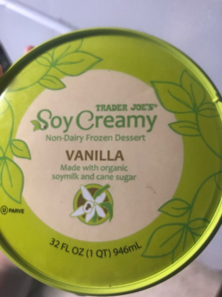 photo of Trader Joe's Soy Creamy Vanilla Ice Cream shared by @macks on  24 Nov 2019 - review