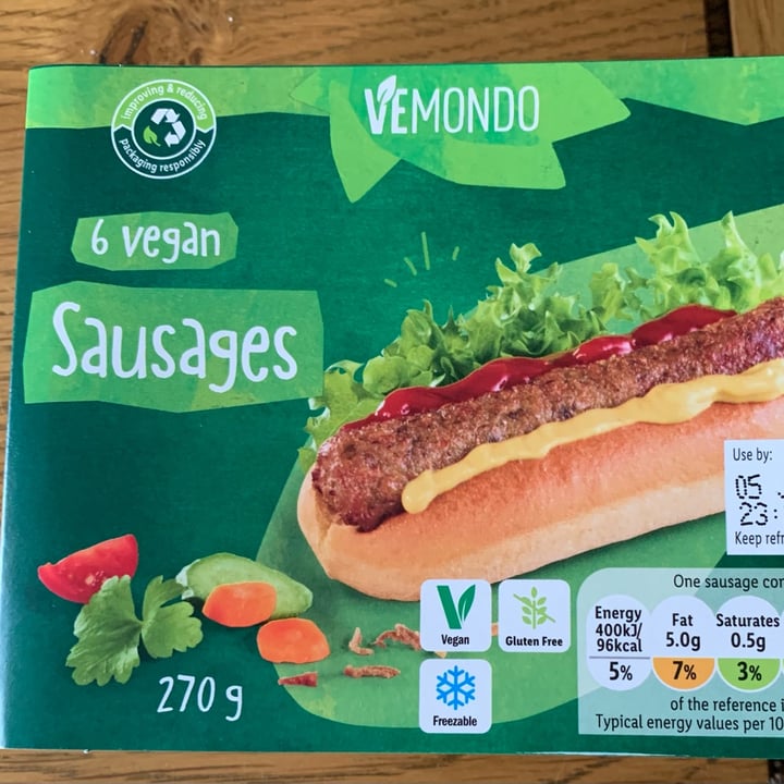 review photo of IronMaxx Lidl vemondo vegan sausages shared by @veg2020 on 26 Jun 2022 - review