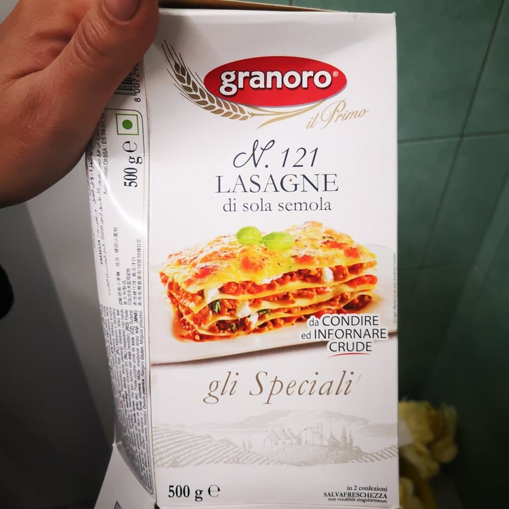 photo of Granoro Lasagne shared by @ele72 on  29 Oct 2020 - review