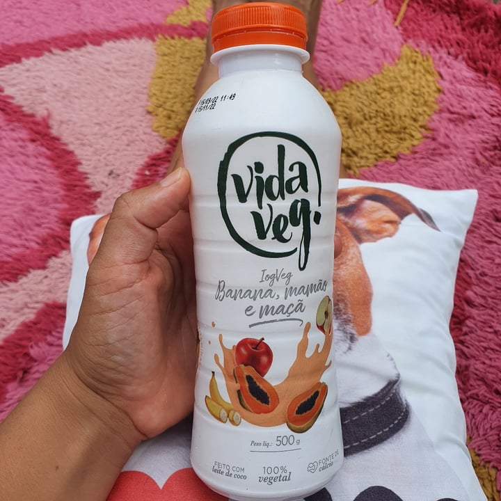 photo of Vida Veg Iogurte banana, mamão e maçã shared by @suelenmachado on  13 Nov 2022 - review