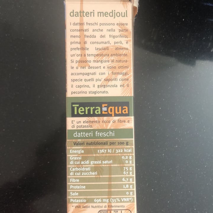 photo of Terra equa Datteri Medjoul shared by @michelaseminara on  18 Apr 2022 - review