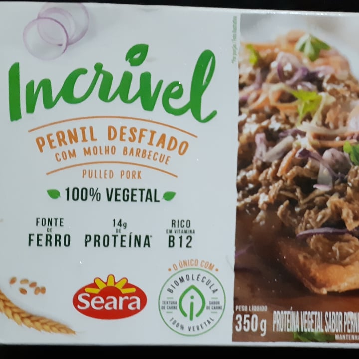 photo of Incrível - Seara pernil Desfiado Com Molho Barbecue shared by @sandraoi on  06 Aug 2022 - review