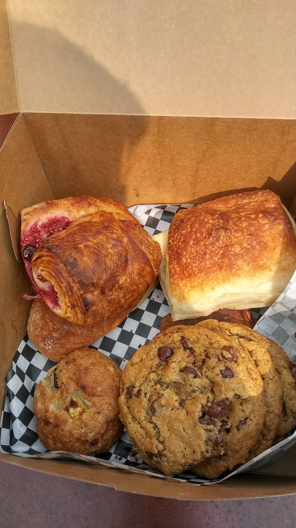 photo of Eureka Compass Vegan Food Raspberry Chocolate croissant shared by @billionvegans on  18 Aug 2018 - review
