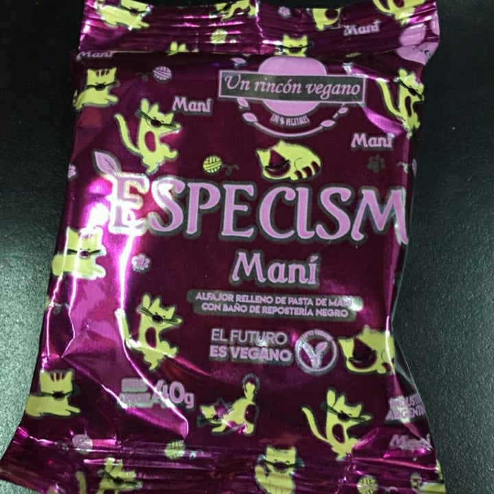 review photo of Un Rincón Vegano Alfajor de Maní shared by @veggierulesce on 07 Jun 2021 - review