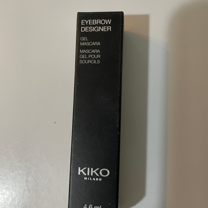 photo of Kiko Milano eyebrow designer Gel mascara shared by @fabihoshi on  14 Apr 2022 - review