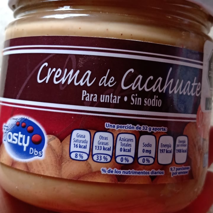 photo of Tasty dbs Crema De Cacahuate shared by @itziarfrutero on  30 Sep 2020 - review