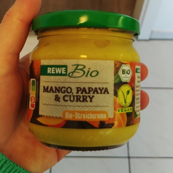 photo of Rewe Bio Bio-Streichcreme Mango, Papaya Curry shared by @saechsine on  22 Sep 2022 - review