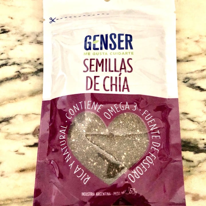 photo of Genser Semillas de chia shared by @lalis2010 on  02 Nov 2021 - review