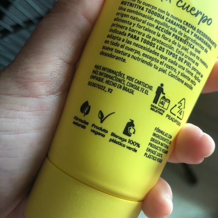 review photo of Natura Tododia creme para o corpo carambola e mandarina shared by @oleinisckibruna on 10 Dec 2021 - review