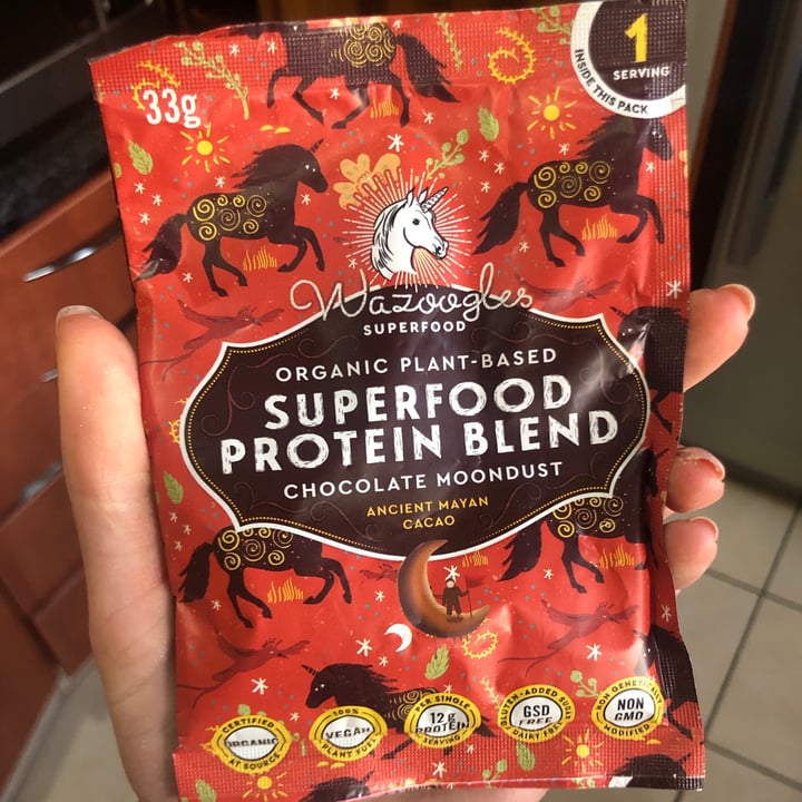photo of Wazoogles Superfood Superfood Protein Blend - Chocolate Moondust shared by @hanmitchell on  28 Jul 2020 - review