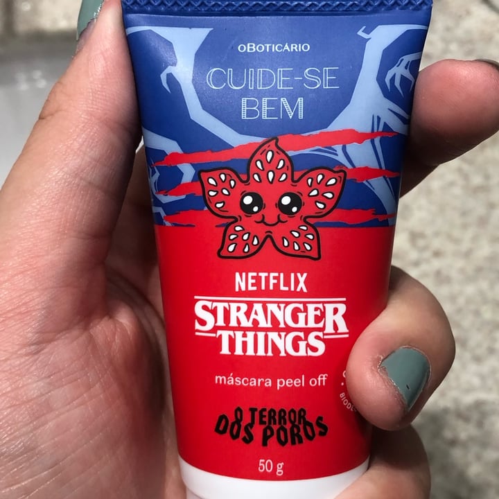 review photo of O Boticário mascara peel of stranger things shared by @manucgprado on 15 Nov 2022 - review