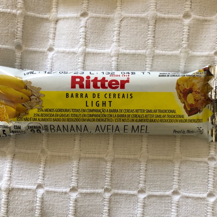 photo of Ritter Barra De Cereais Ritter Sabor Banana E Aveia shared by @jesuseuconfioemvos29 on  01 Jul 2022 - review