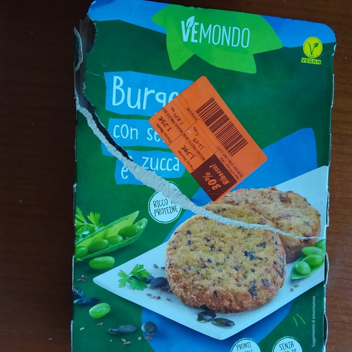 photo of Vemondo Burger Con Semi Di Lino E Zucca shared by @ire97 on  07 Jul 2022 - review