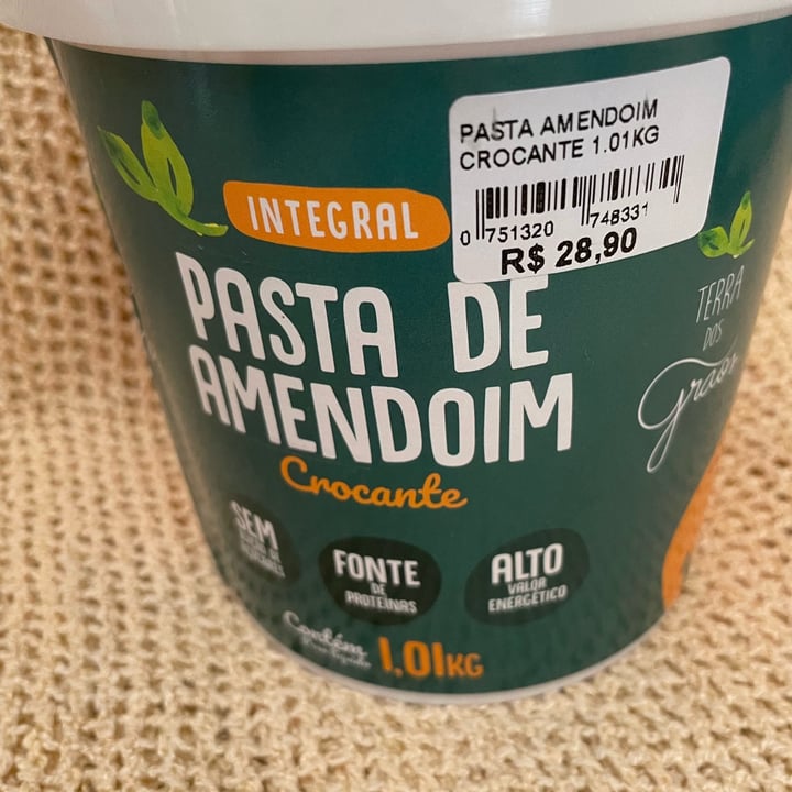 photo of Terra dos Grãos Pasta De Amendoim Integral Tradicional shared by @simonegirardi on  14 May 2022 - review