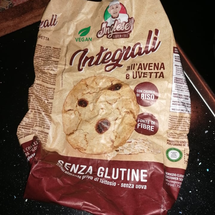 photo of Inglese Gluten Free Biscotti integrali Avena e uvetta shared by @marty05 on  27 Jun 2022 - review