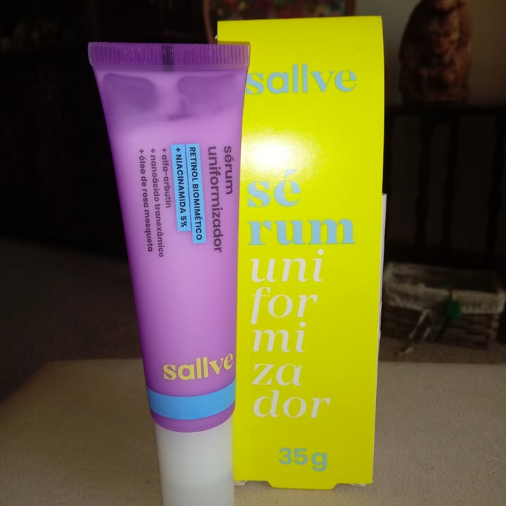 photo of Sallve Serum uniformizador shared by @anadenegri on  12 May 2022 - review