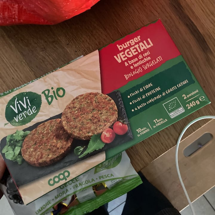photo of Vivi Verde Coop burger vegetali A Base Di Ceci E Lenticchie shared by @ladarling on  26 Nov 2022 - review