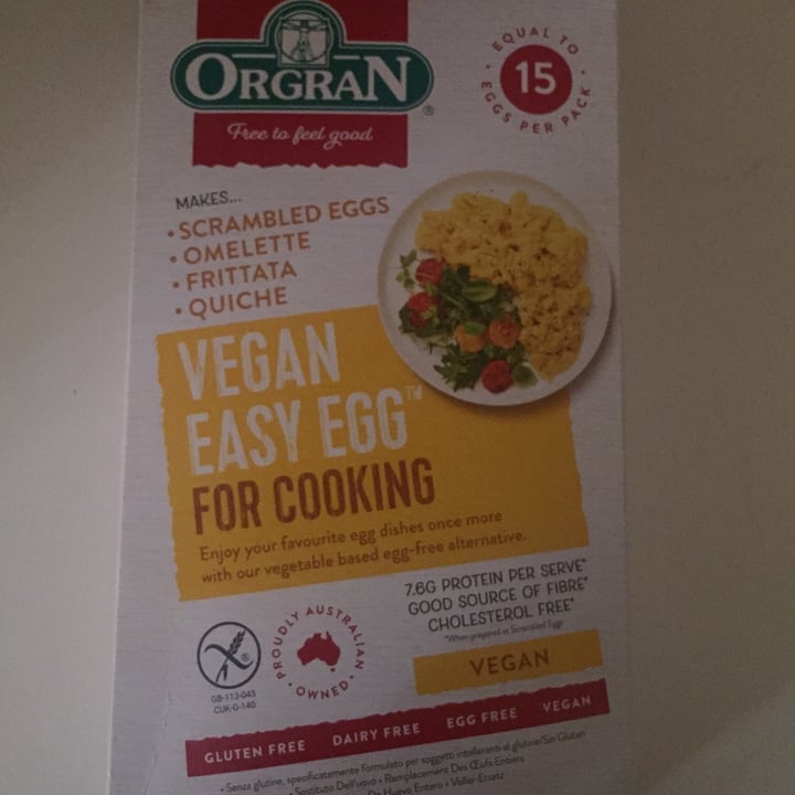 review photo of Orgran Vegan Easy Egg shared by @vibrantvegan on 09 Nov 2021 - review