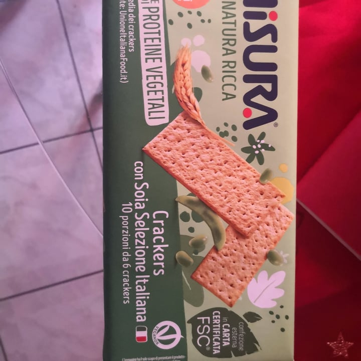 photo of Misura Crackers con Soia Selezione Italiana - Natura Ricca shared by @auroragulli on  14 Dec 2021 - review
