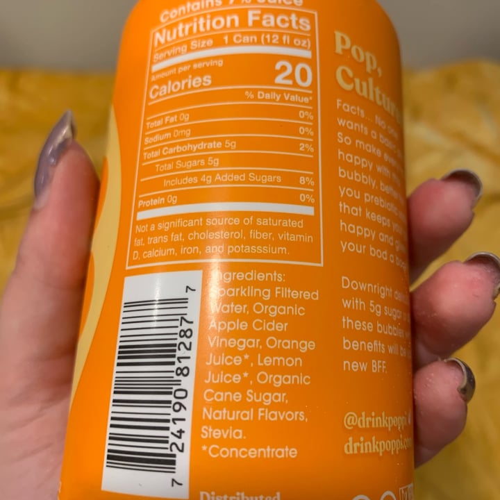 review photo of Poppi Orange prebiotic soda shared by @ellieangel on 15 Aug 2022 - review