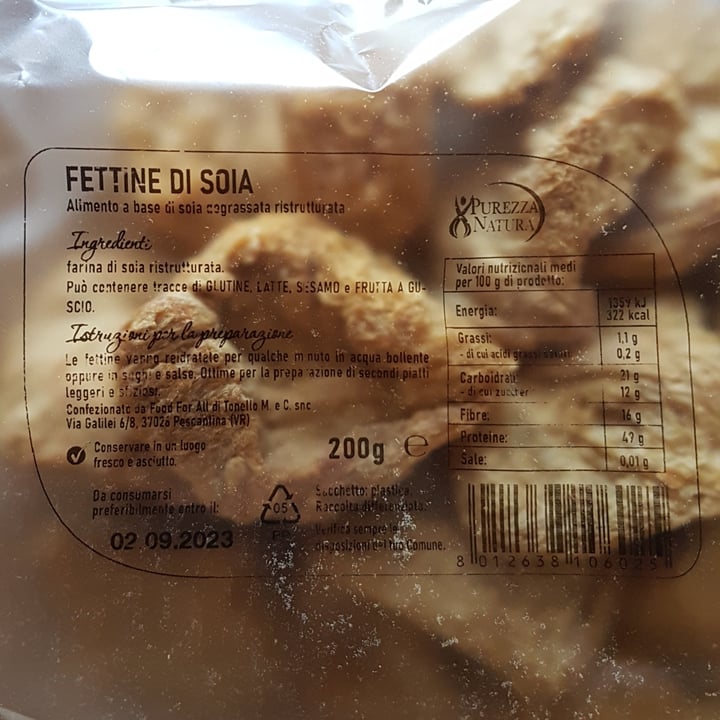 review photo of Purezza natura Fettine di soia shared by @lamerip on 06 Jul 2022 - review