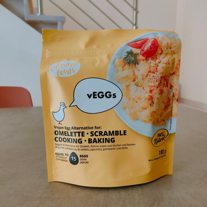 photo of Cultured Foods Vegan Egg Alternative For Omelette, Scramble, Cooking, Baking shared by @veganadvisor on  24 Jul 2022 - review