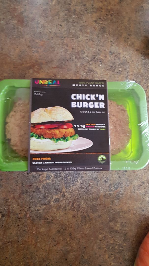 review photo of Unreal Co. Chick'n Burger shared by @nae on 19 Aug 2019 - review