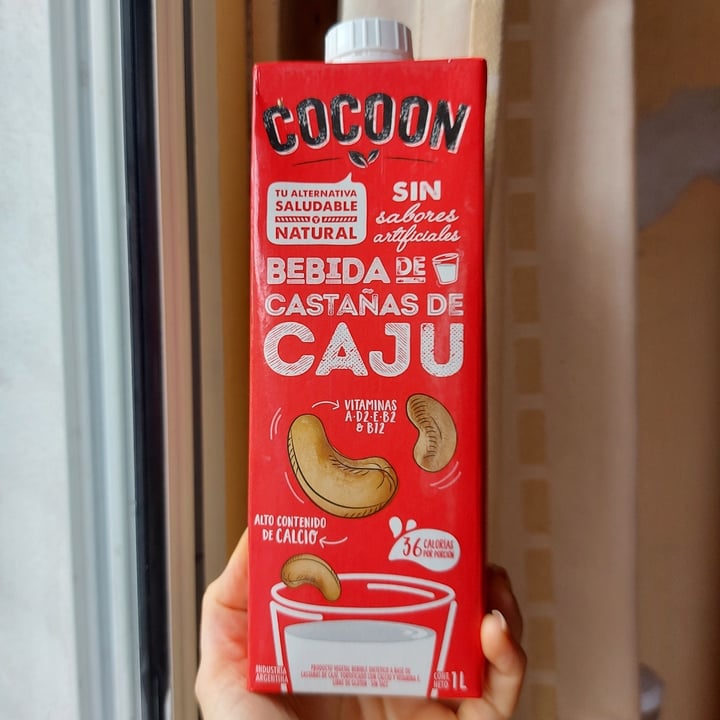 photo of Cocoon Bebida Vegetal De Castañas De Caju shared by @sofiadepaoli on  24 Aug 2021 - review
