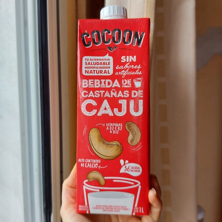 review photo of Cocoon Bebida Vegetal De Castañas De Caju shared by @sofiadepaoli on 24 Aug 2021 - review